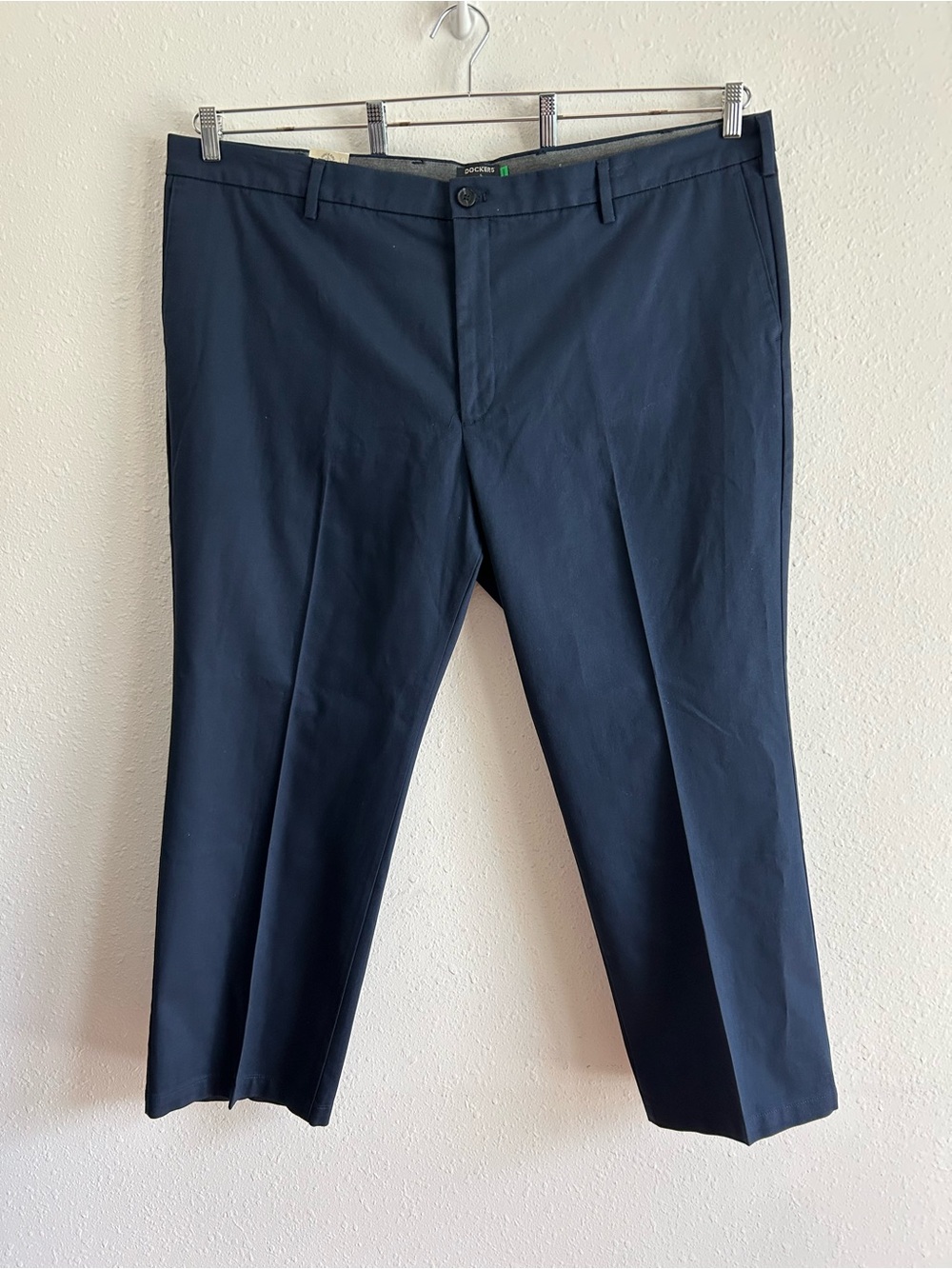 Dockers Chino Pants Big Men's Size 46x29 Blue Flex Comfort Straight Fit